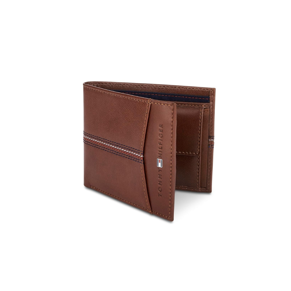 Tommy Hilfiger Leather Tan Men's Wallet (ThEnochgcw23)