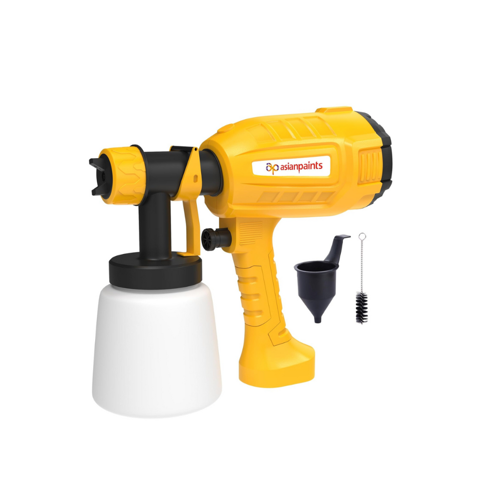 Asian Paints Trucare Paint Sprayer 550w with 800 Ml ContainerElectric Paint Sprayer with 2M Long Cable & Vde Plug2.5Mm NozzleMotor Speed Up to 32000RpmMinSuitable for Indoor & Outdoor Paint