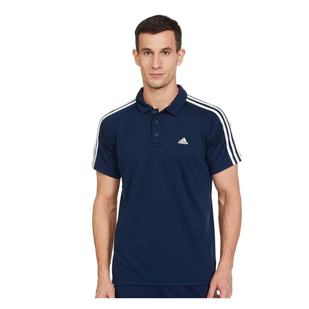 adidas Men's 100% Cotton Regular Fit Polo T-Shir